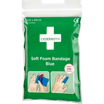 Lékárnička Modrá pěnová bandáž Cederroth 6 cm x 40 cm