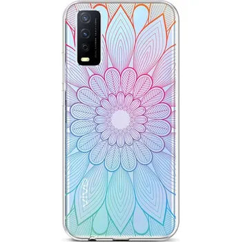 Pouzdro na mobilní telefon Kryt Vivo Y11s silikon Rainbow Mandala (obal neboli pouzdro na Vivo Y11s)