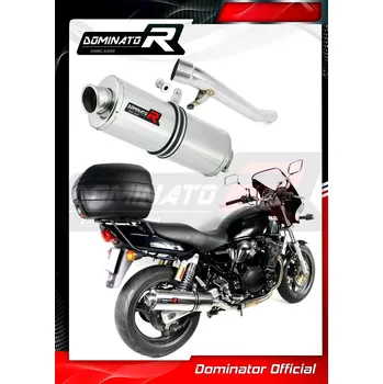 Výfuk pro motocykl Laděný výfuk DOMINATOR SUZUKI GSX 750 INAZUMA OVÁLNÁ KONCOVKA