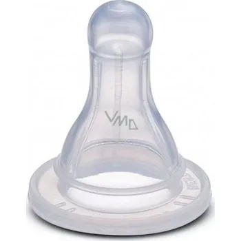 Kojenecká láhev FARLIN Silikonový dudlík kulatý na standartní kojenecké láhve od 12 měsíců - mléko