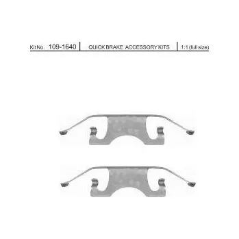 Brzdová destička Sada příslušenství brzdových destiček QUICK BRAKE