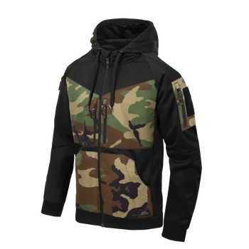 Pánská mikina Mikina HELIKON Rogue Hoodie - Black / US Woodland L