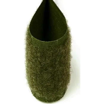 Suchý zip plyš oliva 2 cm