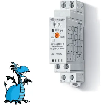 Stavebniny FINDER Stmívač 15.10.8.230.0010, DIN-lišta, generátor 0-10V 151082300010