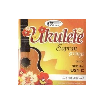 Struna pro kytaru a smyčcový nástroj Struny pro sopránové ukulele Gorstings Cristal US1-C