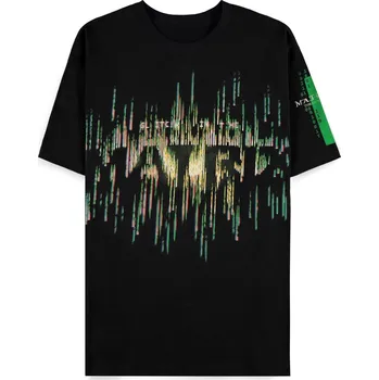 Pánské tričko Difuzed Matrix tričko Glitch logo XL