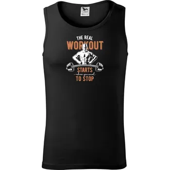 The real workout - Tílko pánské Core - S ( Černá )