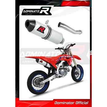 Výfuk pro motocykl Laděný výfuk DOMINATOR Honda CRF 450R / X OVÁLNÁ KONCOVKA MX