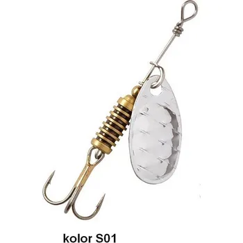 Umělá nástraha Třpytka rot. R. SCALE 1 / S01 (Rotační třpytka s rýhovaným povrchem.)