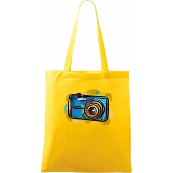 Foťák barevný - kompakt - Taška bavlněná - 42 x 38 cm ( Žlutá )