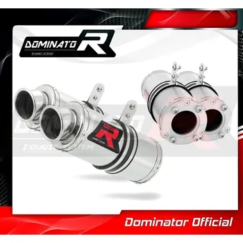 Výfuk pro motocykl Laděný výfuk DOMINATOR SUZUKI TL1000 S / R 97-00 KULATÉ KONCOVKY KRÁTKÉ GP1