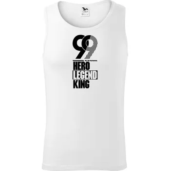 Hero, Legend, King x Queen 1999 - Tílko pánské Core - 2XL ( Bílá )