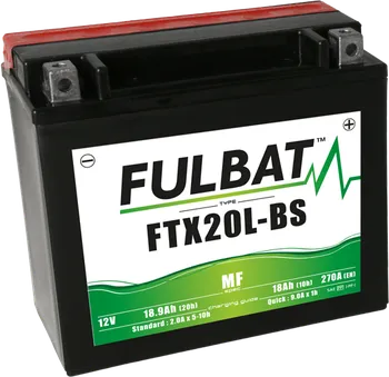Motobaterie Fulbat FTX20L-BS 12V 18Ah 270A