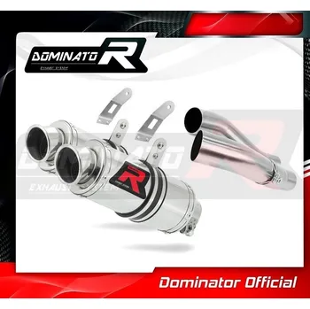 Výfuk pro motocykl Laděný výfuk DOMINATOR Kawasaki Z1000 17-19 KULATÉ KONCOVKY KRÁTKÉ GP1