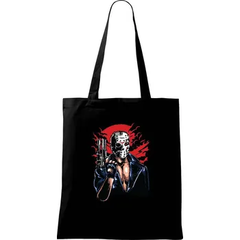 Nákupní taška Jason Will Be Back - Taška bavlněná - 42 x 38 cm ( Černá )