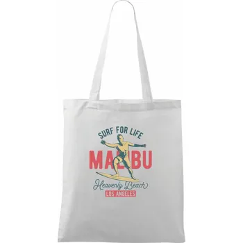 Nákupní taška Surf for Life Los Angeles - Taška bavlněná - 42 x 38 cm ( Bílá )