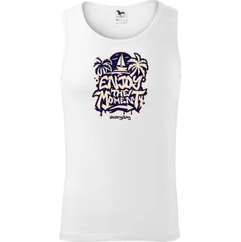 Enjoy the moment - Tílko pánské Core - XL ( Bílá )