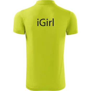 Pánská košile iGirl - Polokošile Victory sportovní (dresovina) - 2XL ( Limetková )