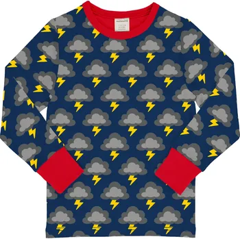 Dětské triko s dlouhým rukávem Blesky Maxomorra Velikost: 110/116