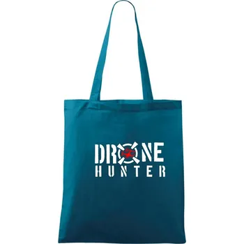Drone hunter - Taška bavlněná - 42 x 38 cm ( Petrolejová )