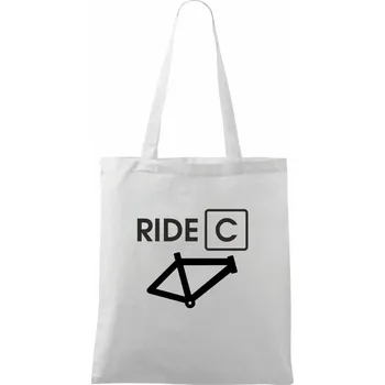 Ride C - Taška bavlněná - 42 x 38 cm ( Bílá )