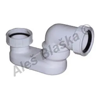 Sifon PlastBrno - ČR | EV00040 Sifon vanový otočný s matkou DN40 (odpad k vaně) - 6/4" EV00040