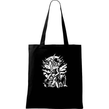 Nákupní taška Viking MMA Fighter - Taška bavlněná - 42 x 38 cm ( Černá )