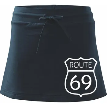 Dámská sukně Route 69 - Sportovní sukně - two in one - XL ( Námořní modrá (velmi tmavá - téměř černá) )