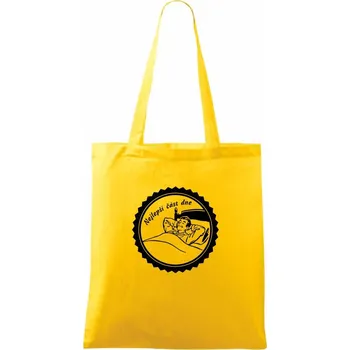Nejlepší část dne - Taška bavlněná - 42 x 38 cm ( Žlutá )