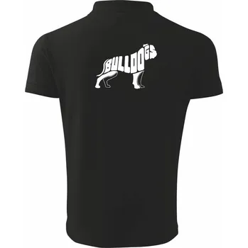 Pánská košile Buldog - Polokošile pánská Pique Polo 203 - L ( Černá )