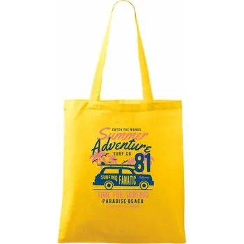 Summer Adventure - Taška bavlněná - 42 x 38 cm ( Žlutá )
