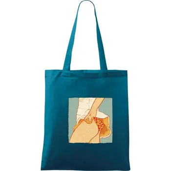 Tenis is sexy - Taška bavlněná - 42 x 38 cm ( Petrolejová )