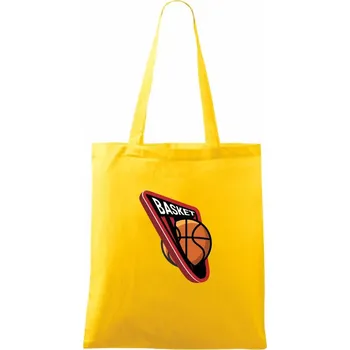 Basket logo - Taška bavlněná - 42 x 38 cm ( Žlutá )