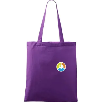 Asociace debatních klubů logo samostatné - Taška bavlněná - 42 x 38 cm ( Fialová )