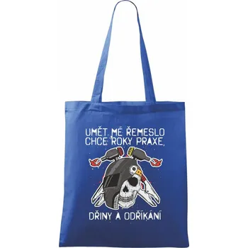Svářeč - umět mé řemeslo - Taška bavlněná - 42 x 38 cm ( Královská modrá )