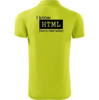 Pánská košile HTML - Polokošile Victory sportovní (dresovina) - 3XL ( Limetková )