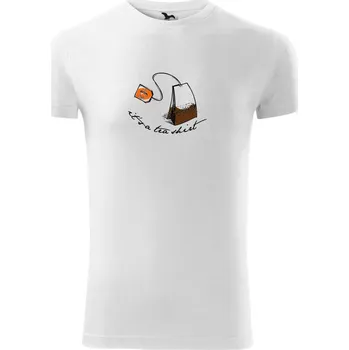Pánská móda It's a tea shirt - Viper FIT - Pánské zůžené tričko - 2XL ( Bílá )