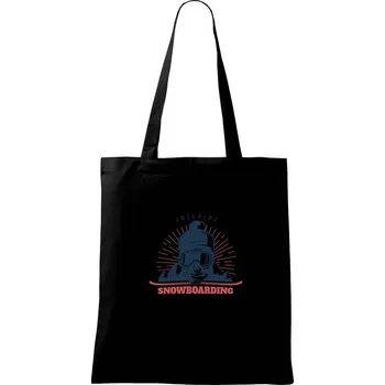 Freeride snowboarding lebka - Taška bavlněná - 42 x 38 cm ( Černá )