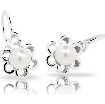 Náušnice Cutie Jewellery Dětské stříbrné náušnice C2406 Barva: Bronzová