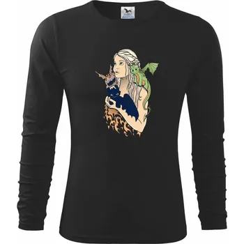 Chlapecké tričko Hardcore chobotnice (Pecka design) - Triko dětské Long Sleeve - 122 cm/6 let ( Černá )