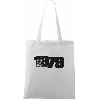 Husákovo dítě - 1979 - Taška bavlněná - 42 x 38 cm ( Bílá )