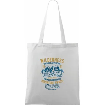 Wilderness - Taška bavlněná - 42 x 38 cm ( Bílá )