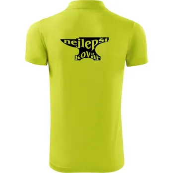 Pánská košile Nejlepší kovář - Polokošile Victory sportovní (dresovina) - S ( Limetková )