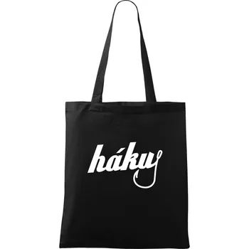 Hákuj - Taška bavlněná - 42 x 38 cm ( Černá )