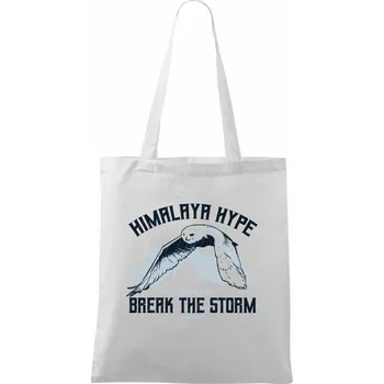 Nákupní taška Owl himalaya - Taška bavlněná - 42 x 38 cm ( Bílá )