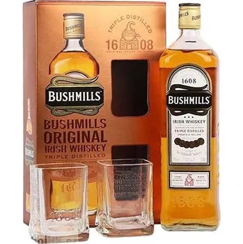 Whisky Bushmills Original + skleničky 1 l