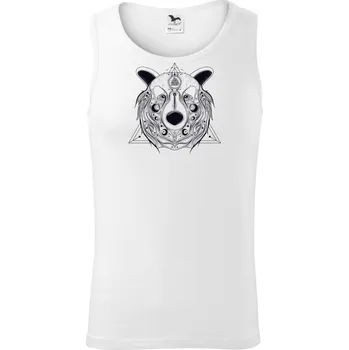 Pánské termoprádlo Medvěd v trojúhelníku - Tílko pánské Core - 2XL ( Bílá )