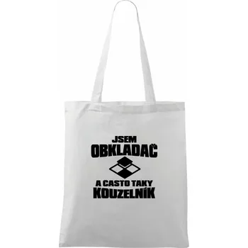 Obkladač kouzelník - Taška bavlněná - 42 x 38 cm ( Bílá )