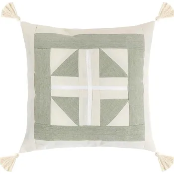 Povlak na dekorativní polštářek Bellatex Povlak na polštář PERU zelený 40x40 cm vzor 52/018