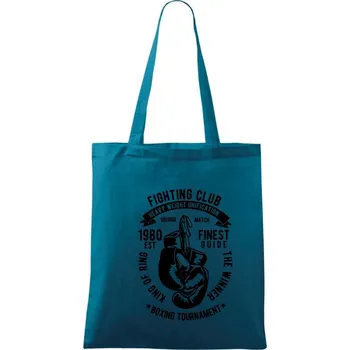 Fighting Club - Taška bavlněná - 42 x 38 cm ( Petrolejová )